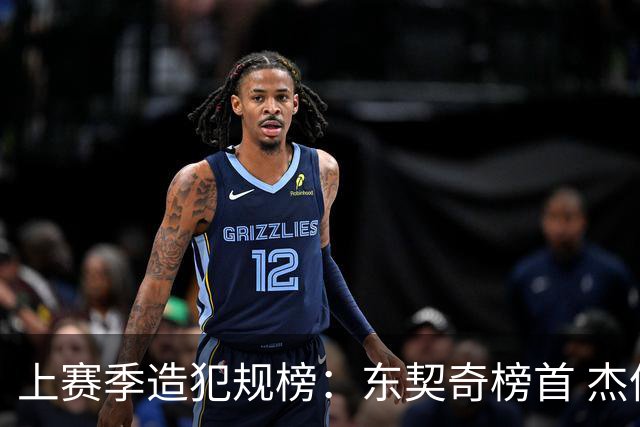 上赛季造犯规榜：东契奇榜首 杰伦·布朗第二 约基奇第三 SGA第六