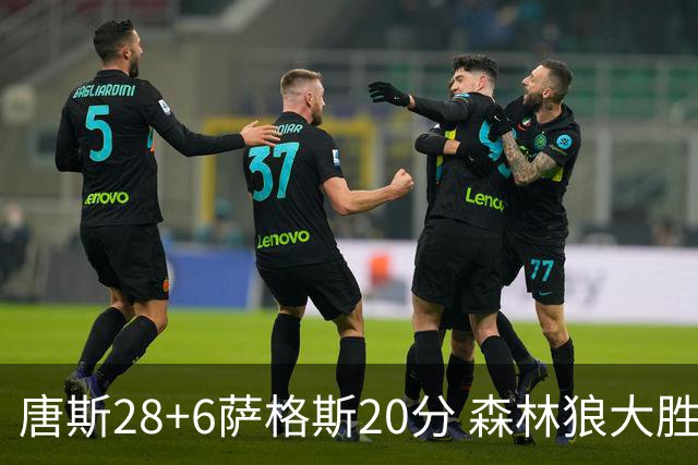 唐斯28+6萨格斯20分 森林狼大胜终结魔术连胜