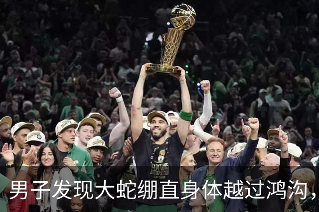 男子发现大蛇绷直身体越过鸿沟，核心力量惊人！戏称是仙家在修炼