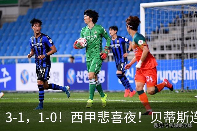 3-1，1-0！西甲悲喜夜！贝蒂斯连胜+黄潜逆转，积分榜更新：皇马第2